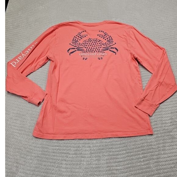 Vineyard Vines Shirt Mens Medium Long Sleeve Pocket Tee - Picture 1 of 6